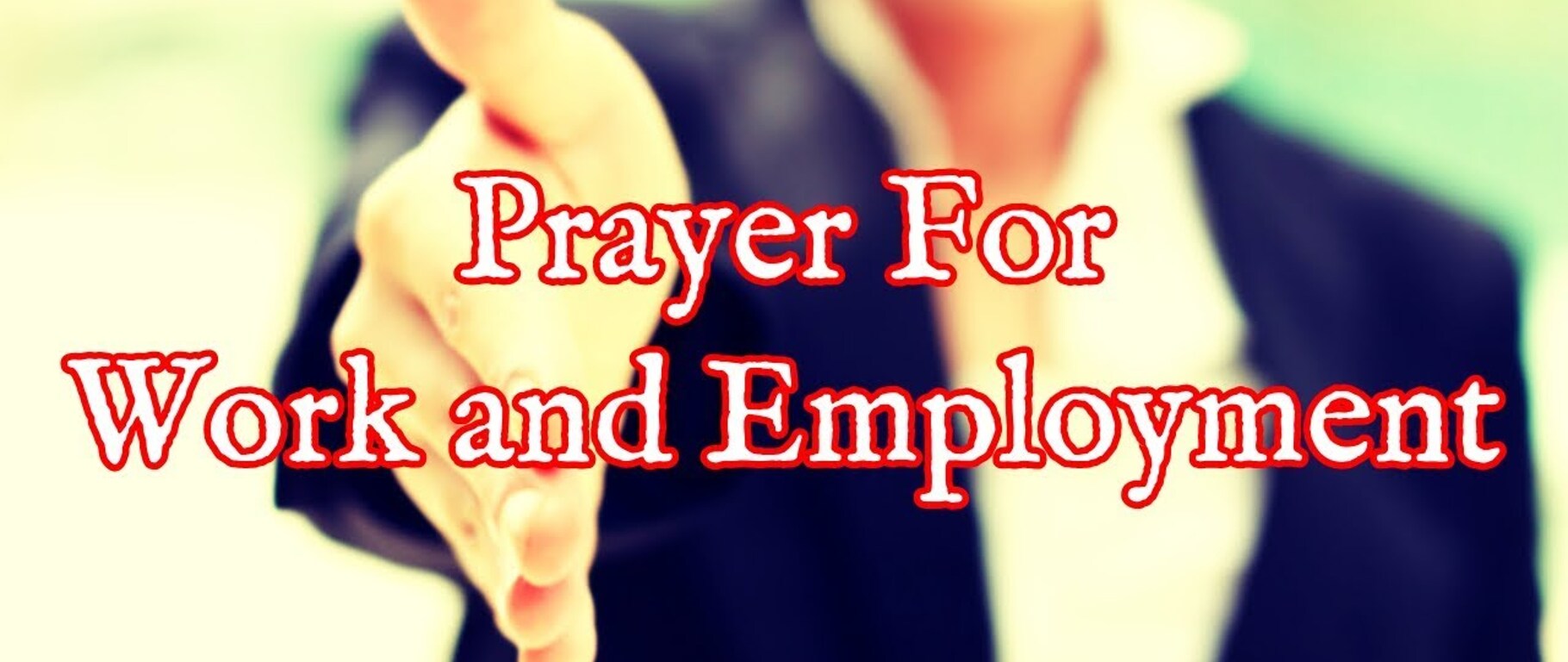 What's the best prayer for finding employment? Prayer Request Faith