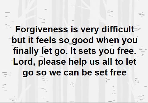 forgiveness